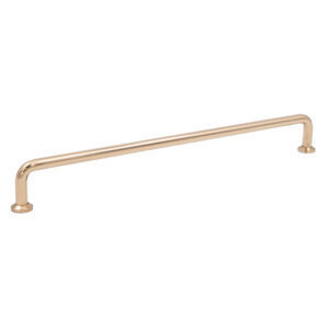 8mm D Handle with Pillar 160mm - Polished Brass